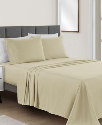 Microfiber Easy Care Solid 3-Pc. Sheet Set, Twin