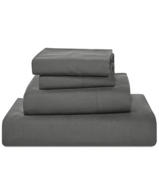 Microfiber Easy Care Solid 4-Pc. Sheet Set, Queen