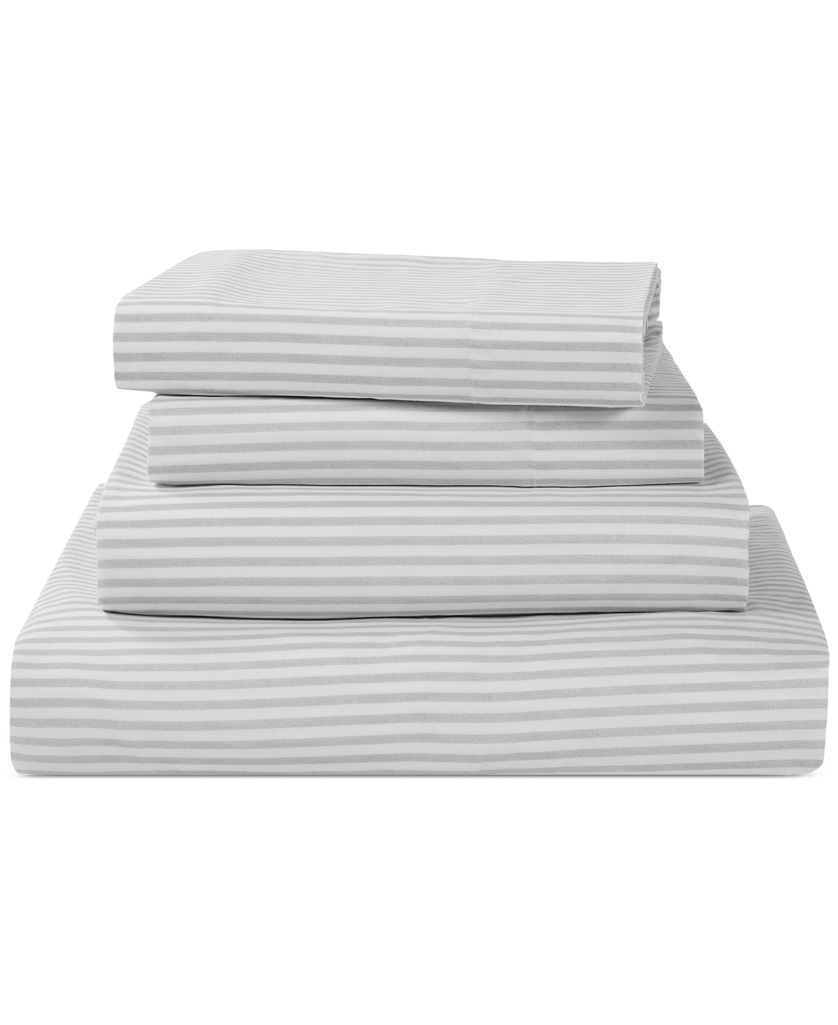 Sunham Microfiber Easy Care Printed -Pc. Sheet Set