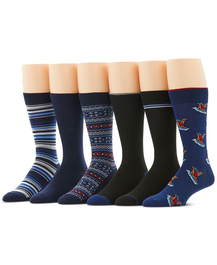 Holiday top dress socks
