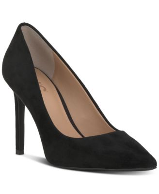 Macy's black pumps on sale