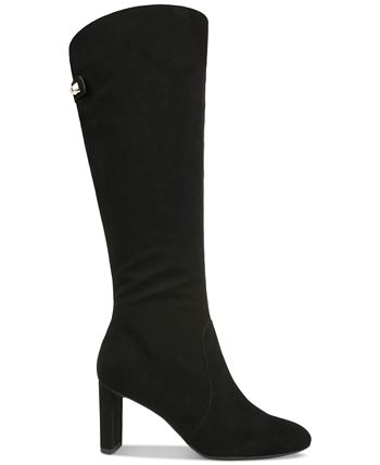 Macys womens black dress boots best sale