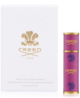 新品未使用Creed Travel Spray Case 5ml Pink CREED Leather Refillable Travel Atomizer Pink, 0.16 oz. - Macy's