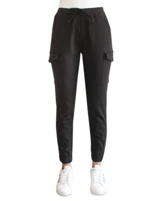 Almost Famous - Juniors' High-Rise Drawstring-Waist Joggers