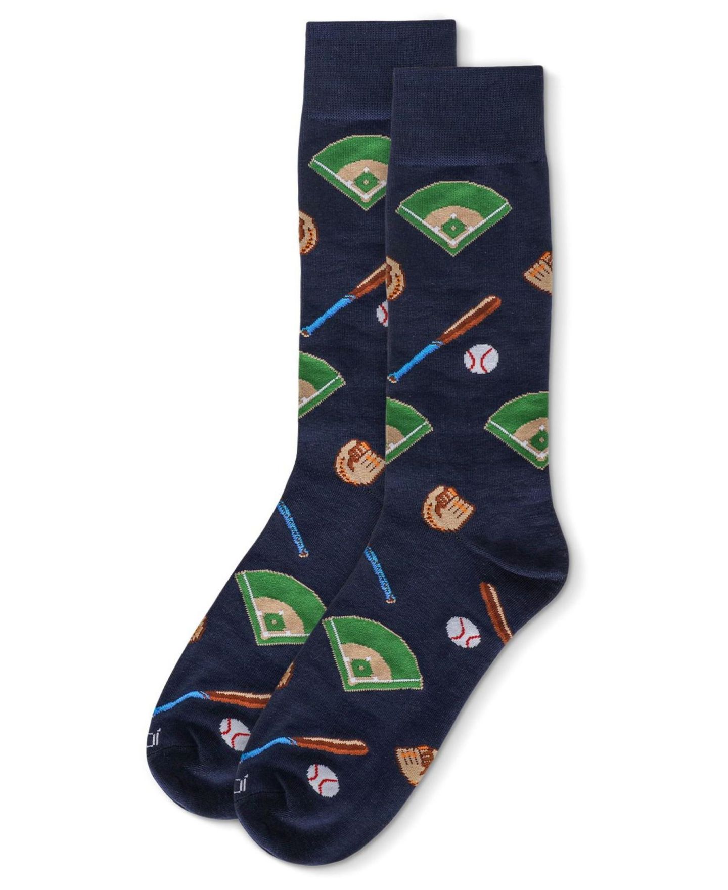 Носки Novelty для мужчин, средней высоты — MeMoi, цвет: Baseball — фото 3