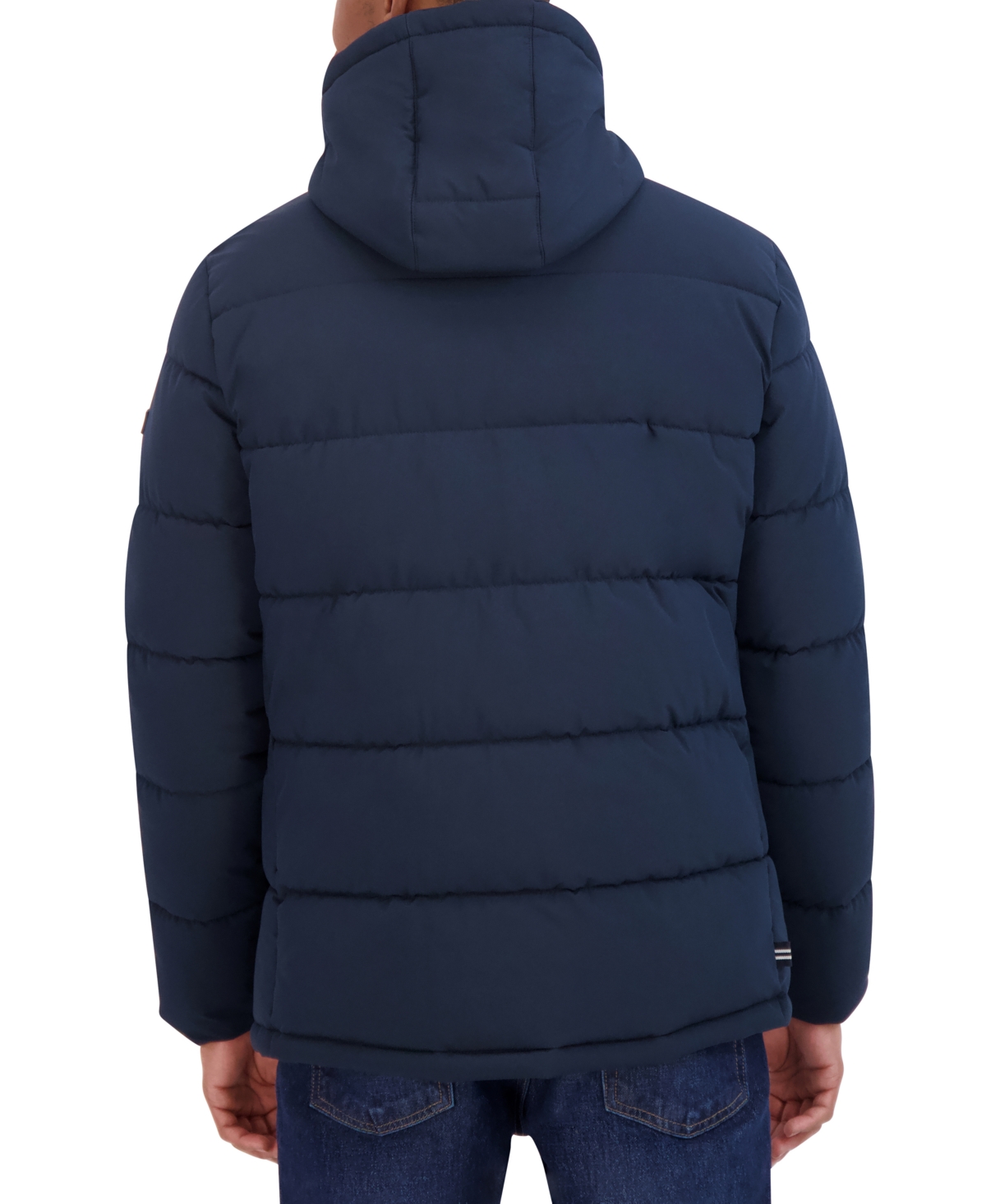 Nautica Men's Quilted Hooded Puffer Jacket