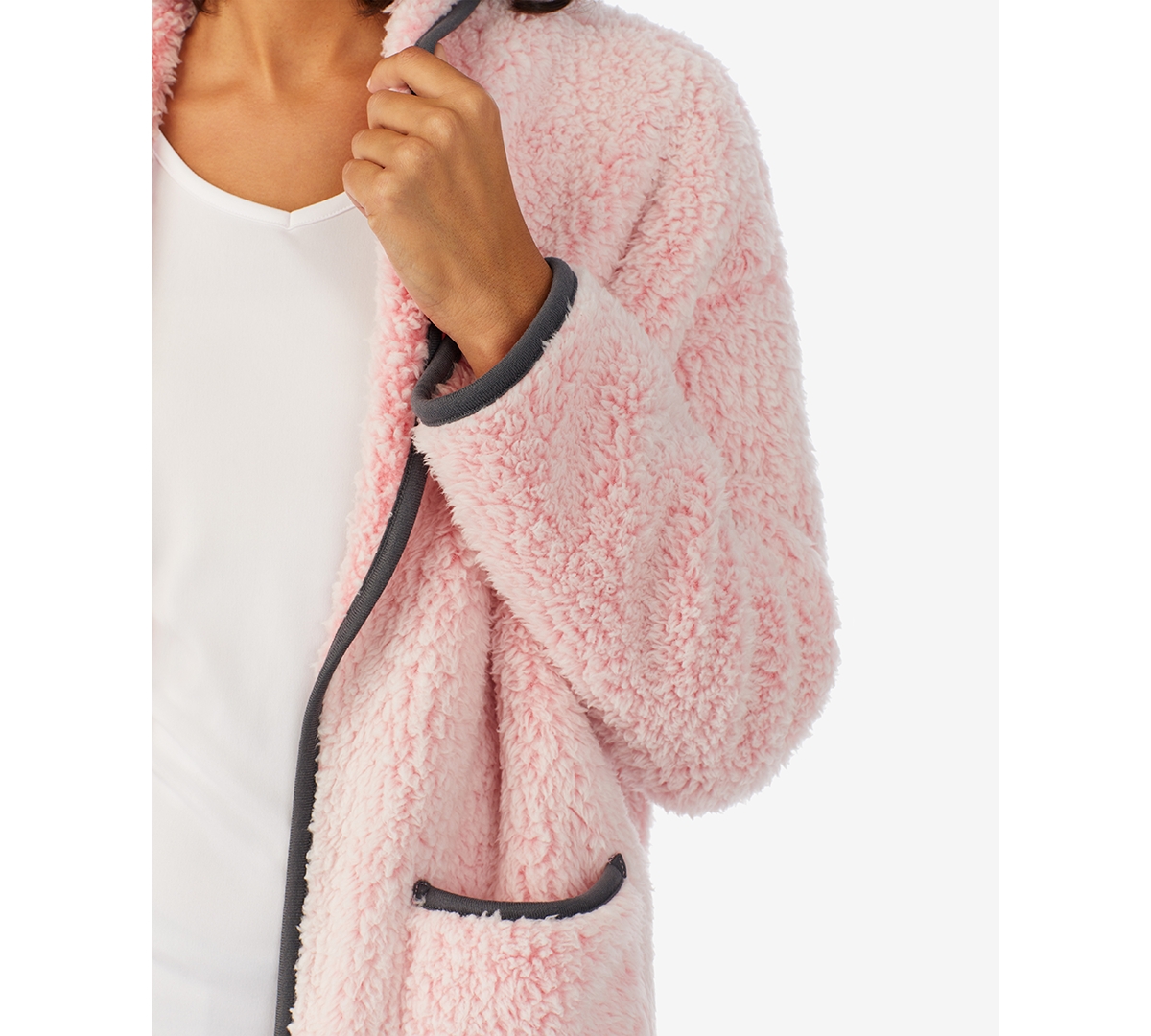 Cuddl Duds Women's Ultra-Soft Faux-Fur Bed Jacket