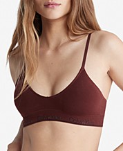 CALVIN KLEIN RED BRALETTE BRA SIZE S QP1578Y-612 NEW WITH TAGS