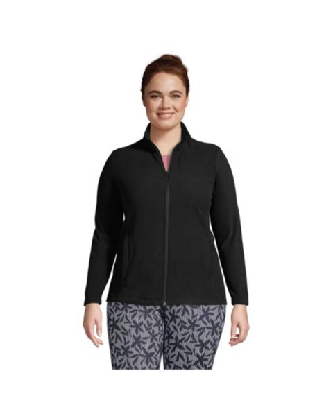 Женские куртки Lands' End Plus Size Anyweather Fleece Full Zip Jacket