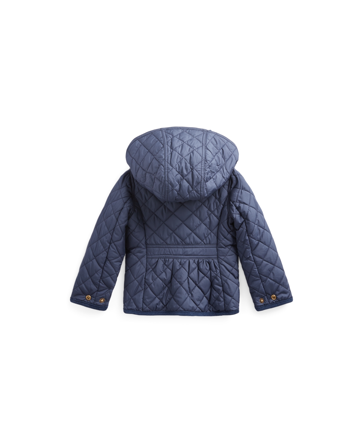 Polo Ralph Lauren Toddler And Little Girls Quilted Water-repellent Barn Jacket In Newport Navy