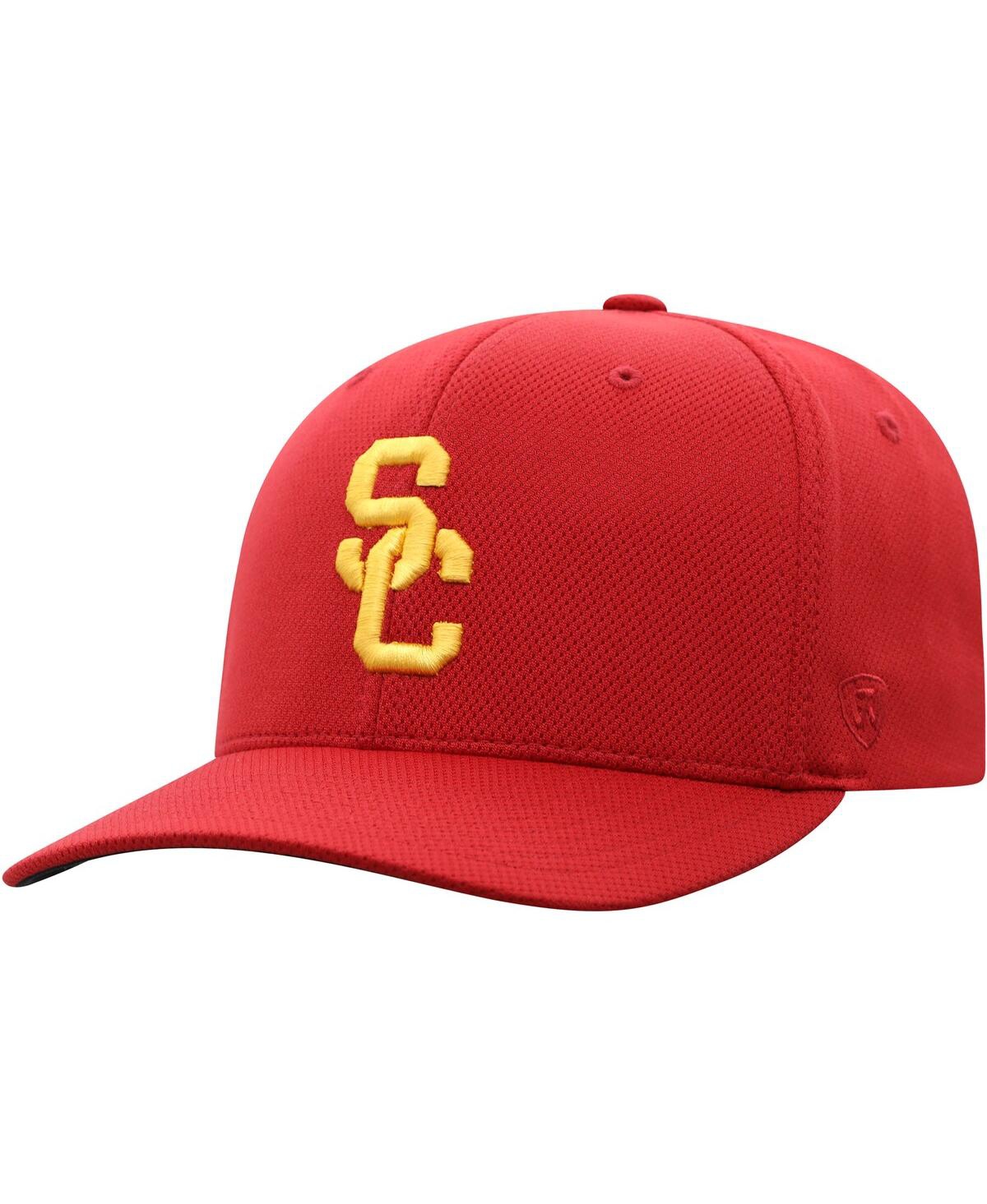 Shop Top Of The World Men's  Cardinal Usc Trojans Reflex Logo Flex Hat