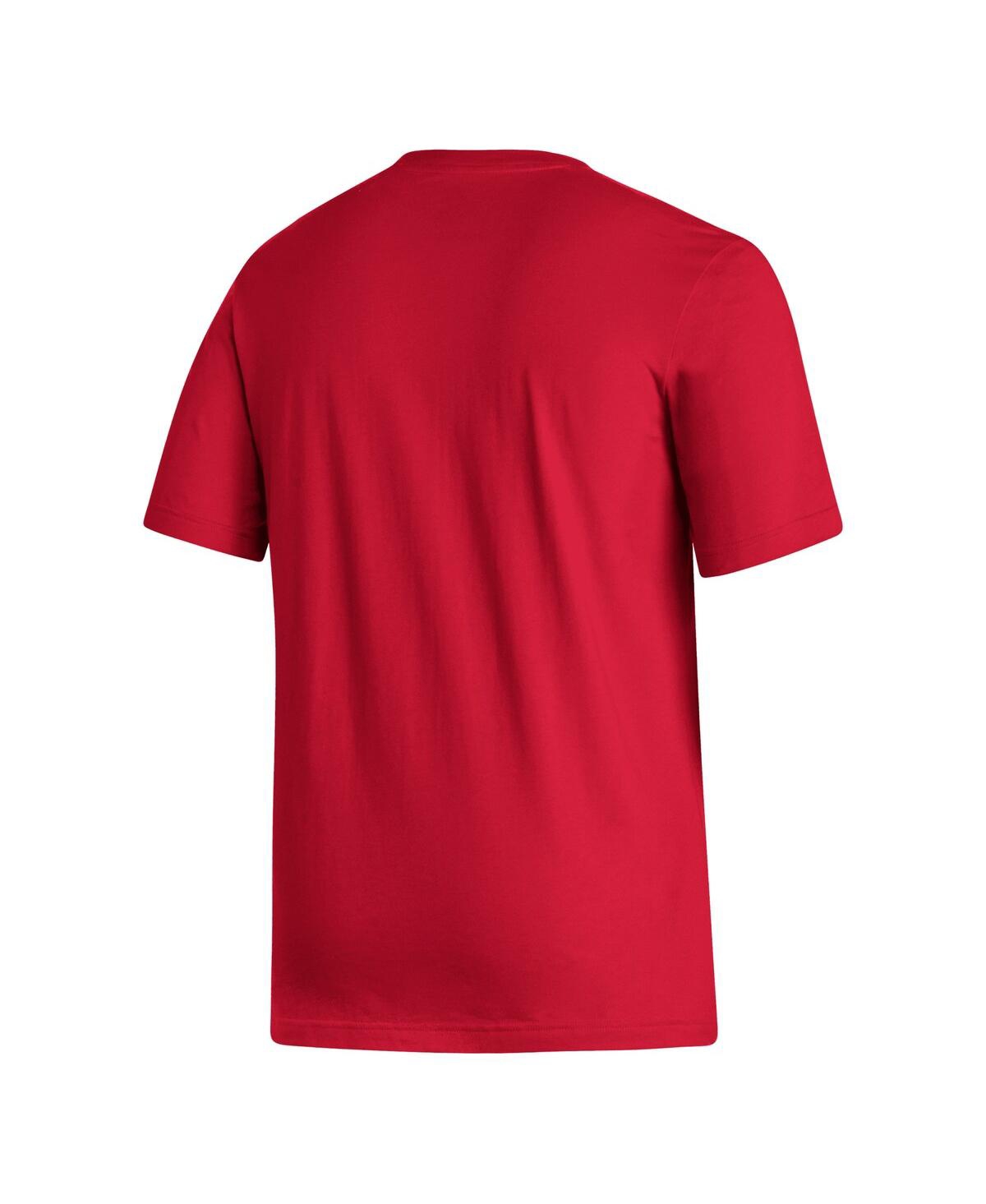 Shop Adidas Originals Men's Adidas Red Nc State Wolfpack Head Of Class Fresh T-shirt