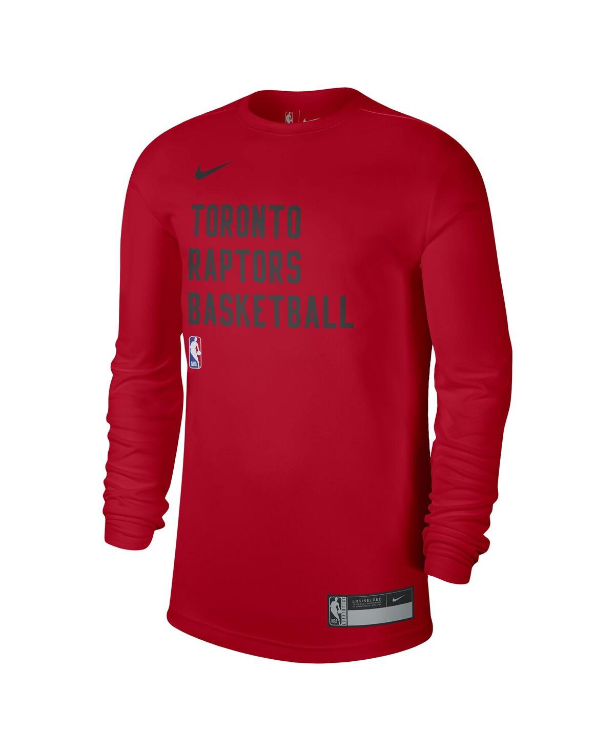 Shop Nike Men's And Women's  Red Toronto Raptors 2023/24 Legend On-court Practice Long Sleeve T-shirt