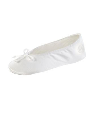 Women's Satin Ballerina Slippers with Bow