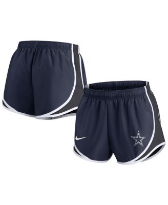 Women s Navy Dallas Cowboys Plus Size Tempo Shorts