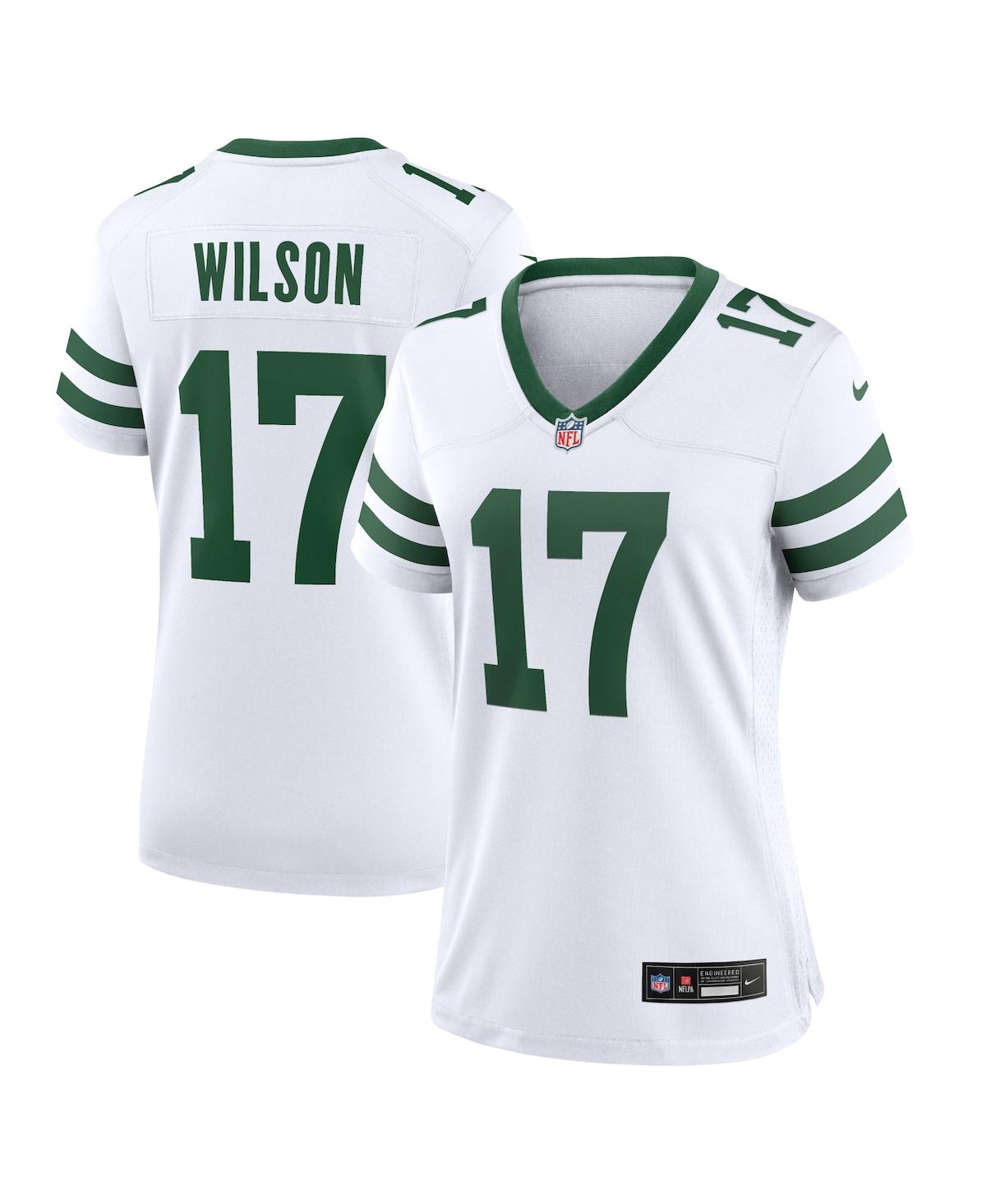Women's Nike Garrett Wilson White New York Jets Legacy Player Game Jersey - White