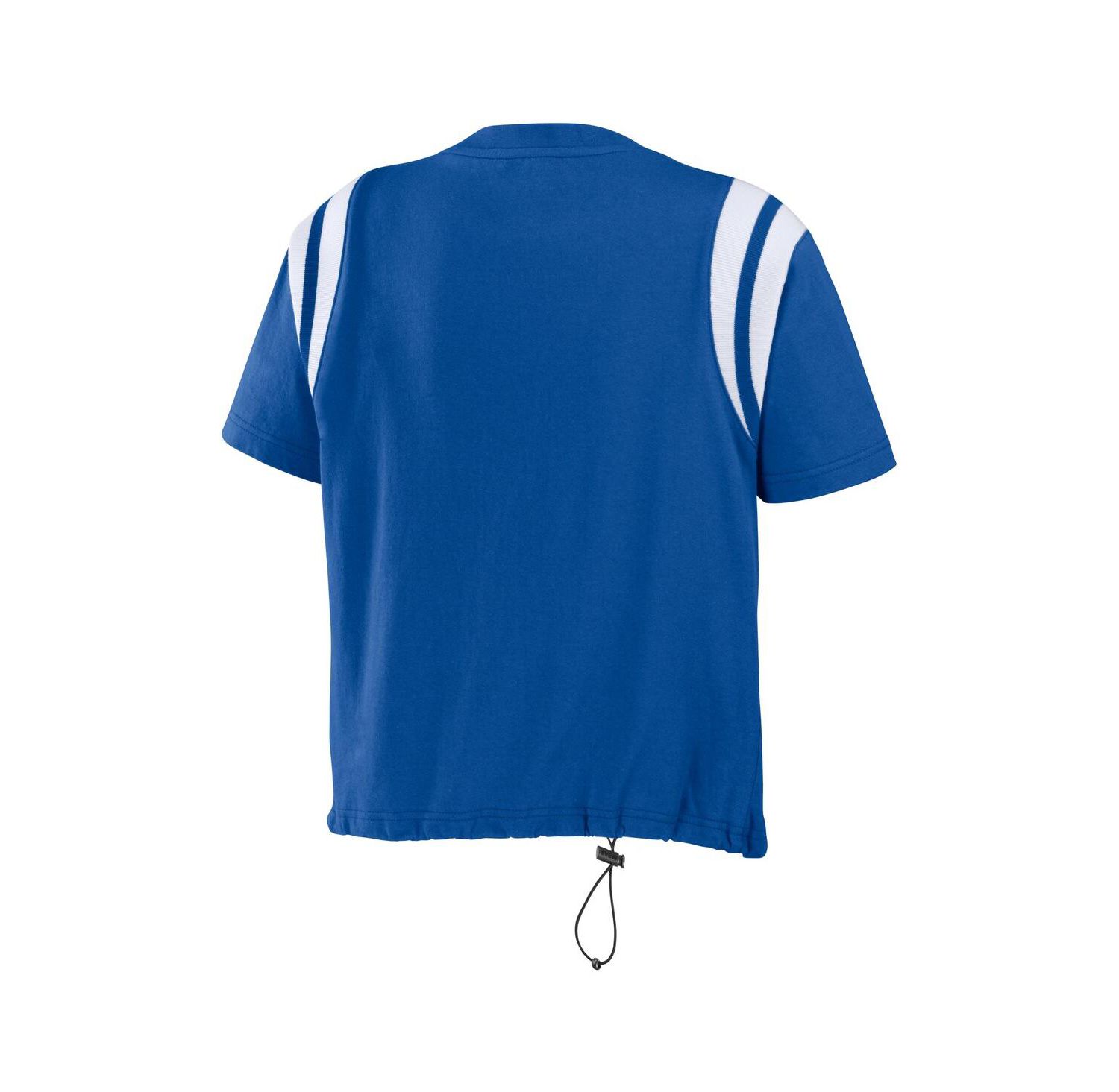 Women's Royal Los Angeles Dodgers Cinched Colorblock T-shirt
