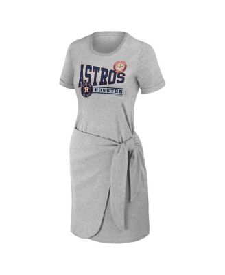 astros dress shirt Houston Astros Navy Blue/White Skyline Gingham Long Sleeve Button Down  Dress Shirt by Cutter & Buck