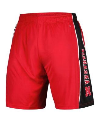 Men's Scarlet Nebraska Huskers Panel Shorts