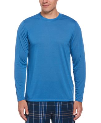 Perry Ellis Portfolio - Men's Solid Long-Sleeve Pajama T-Shirt