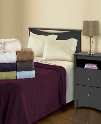 Basket Weave All Season Cotton Blanket, King