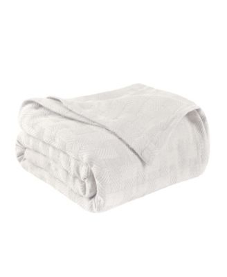 Basket Weave All Season Cotton Blanket, King