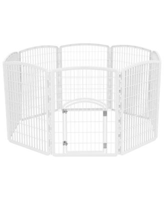 Exercise 8 Panel Pet Playpen with Door Dog Playpen Puppy Playpen Large Dogs