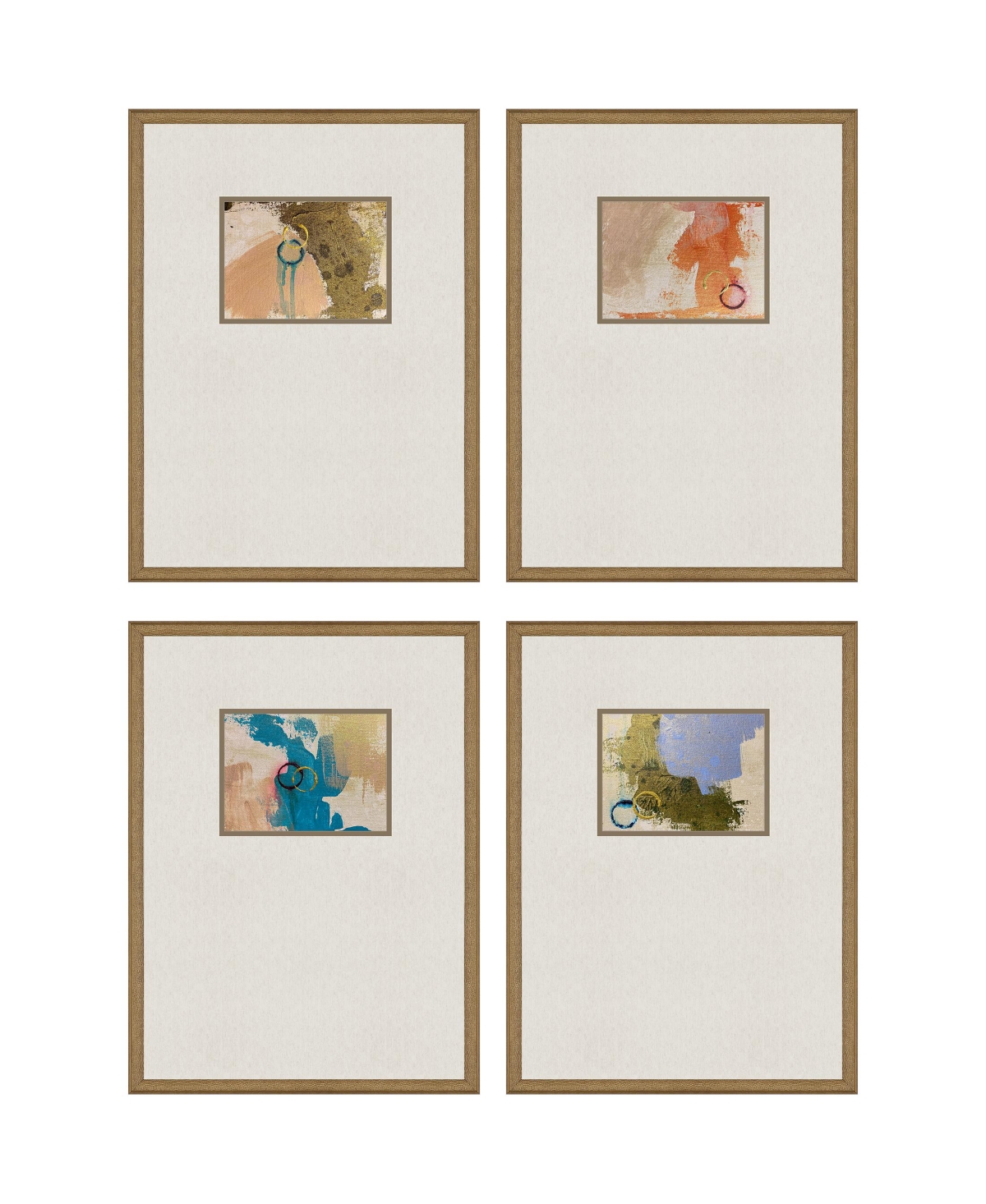 Paragon Picture Gallery Discovery I Framed Art, Set Of 4 In Beige