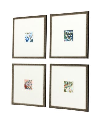 Botanical III Framed Art, Set of 4