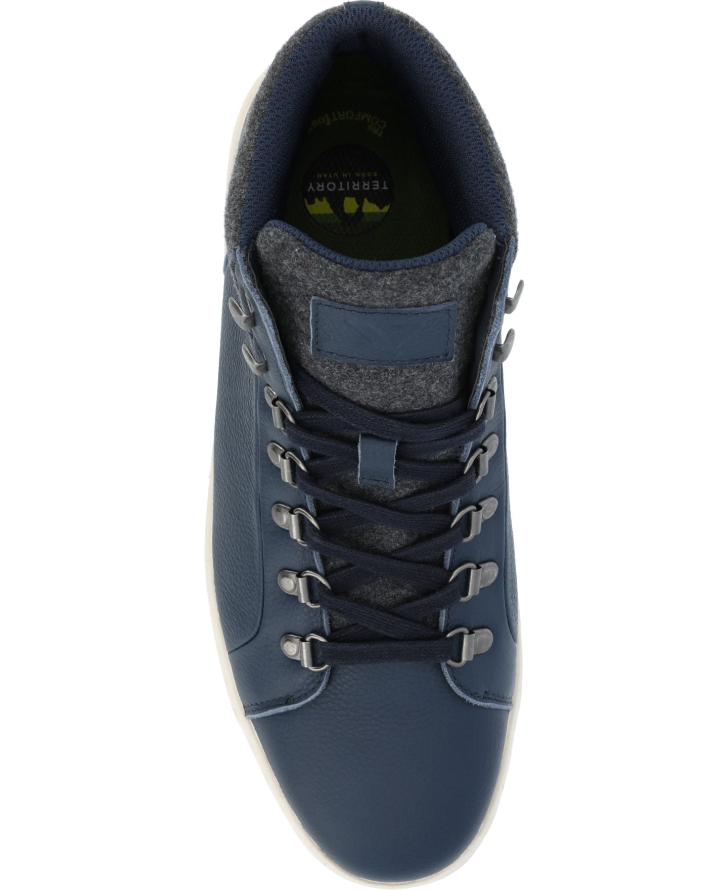Мужские кроссовки Territory Ruckus Tru Comfort Foam High Top, цвет: Синий — фото 4