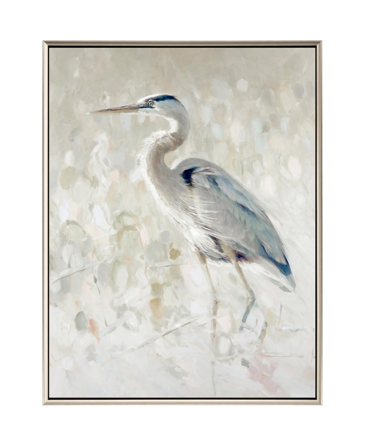Paragon Picture Gallery Great Blue Heron Ii Canvas In White