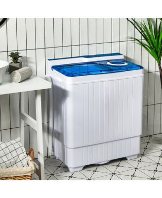 26lbs Portable Semi-automatic Washing Machine