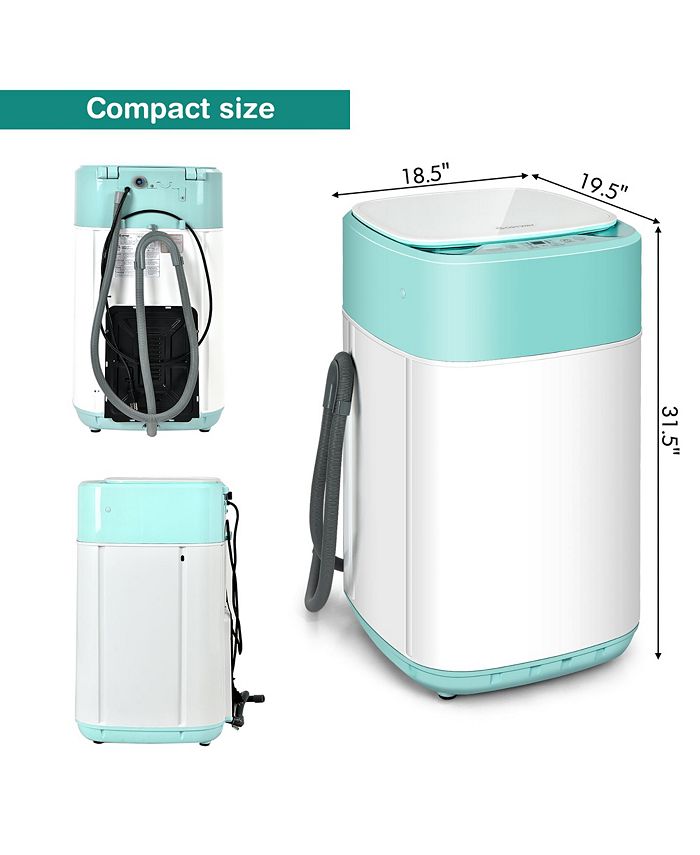 Costway 8lbs Portable Fully Automatic Washing Machine W/ Drain Pump