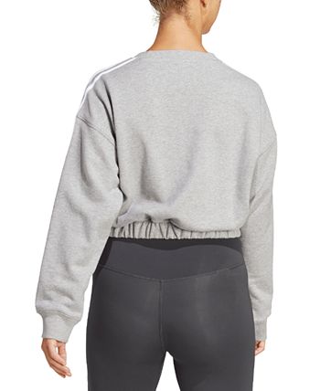 Adidas cropped crew neck best sale