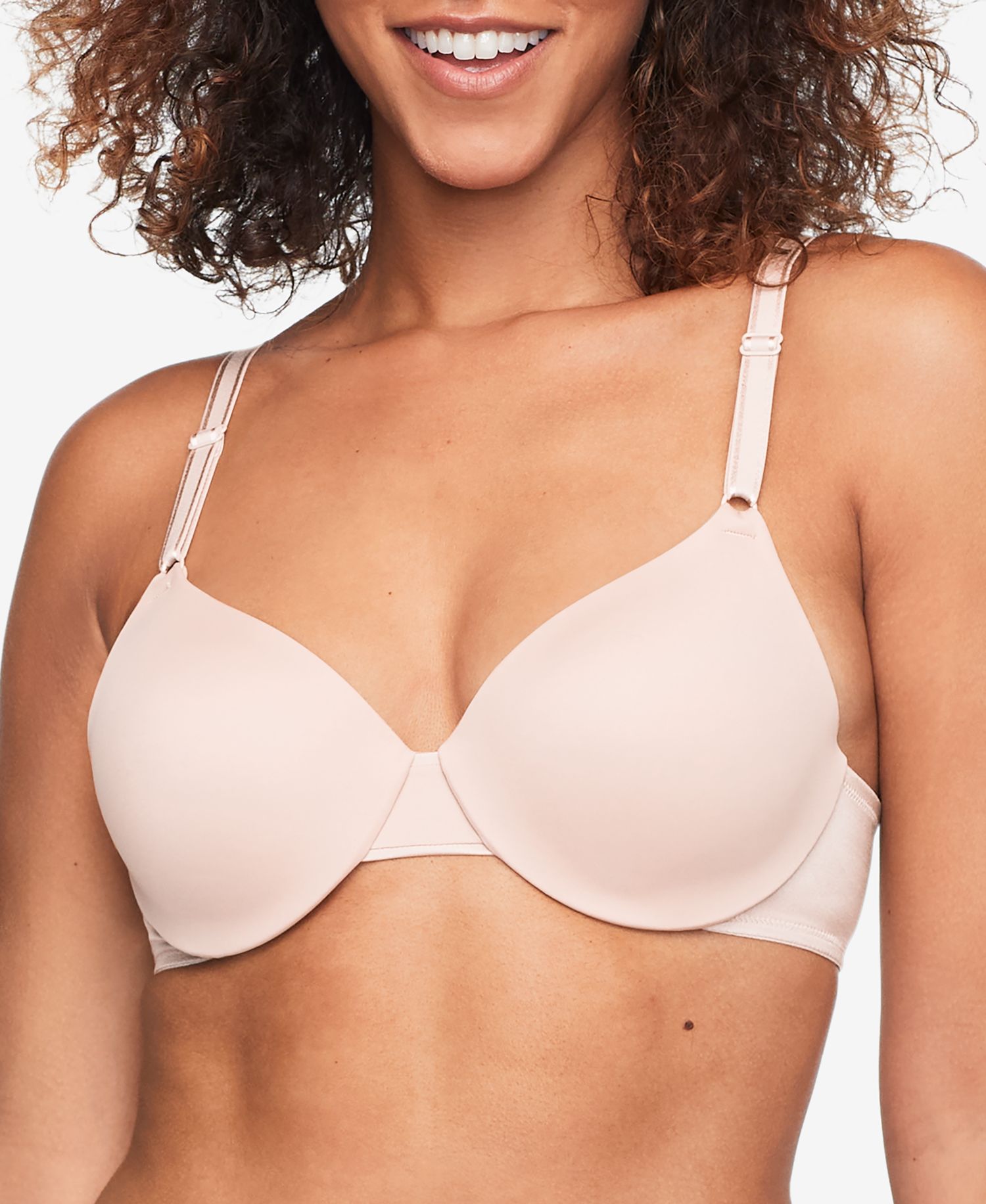 Women's Cushioned Underwire Lightly Lined T-Shirt Bra 1593