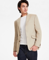 Kenneth Cole Reaction Men's Slim-Fit Linen Sport Coat - Khaki