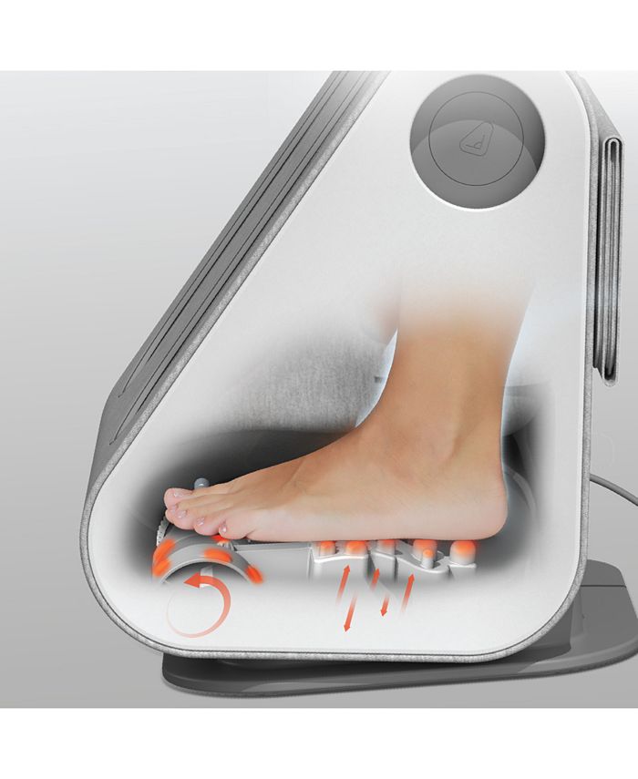 Sharper Image Shiatsu Heated Foot and Calf Massager - Macy's