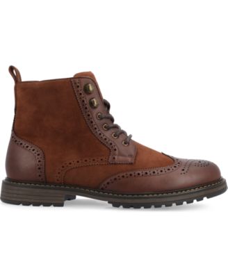 Men's Virgil Tru Comfort Foam Wingtip Lace-Up Ankle Boots