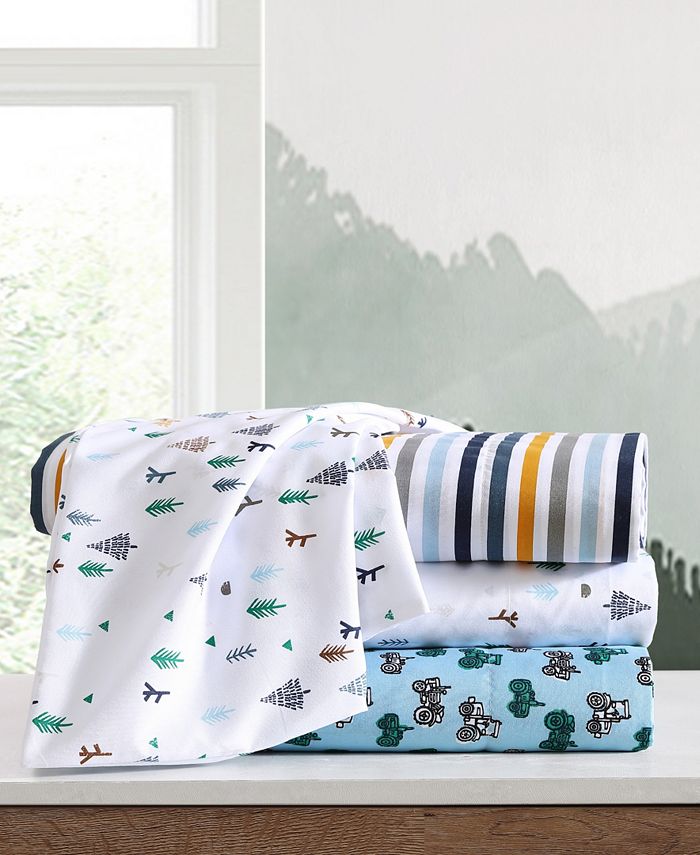 Eddie Bauer Microfiber 3Piece Sheet Set, Twin Macy's