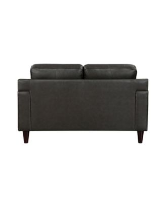 White Label Donegal 60" Leather Love Seat