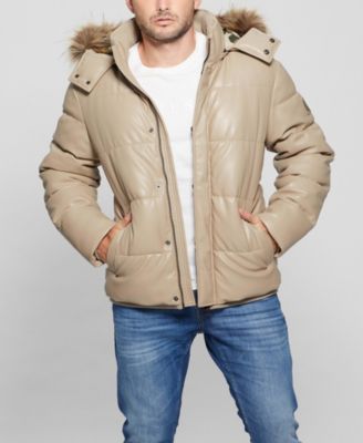 Guess puffer jacket macys online