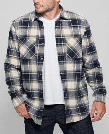 GUESS Men s Collin YD Check Shirt Macy s