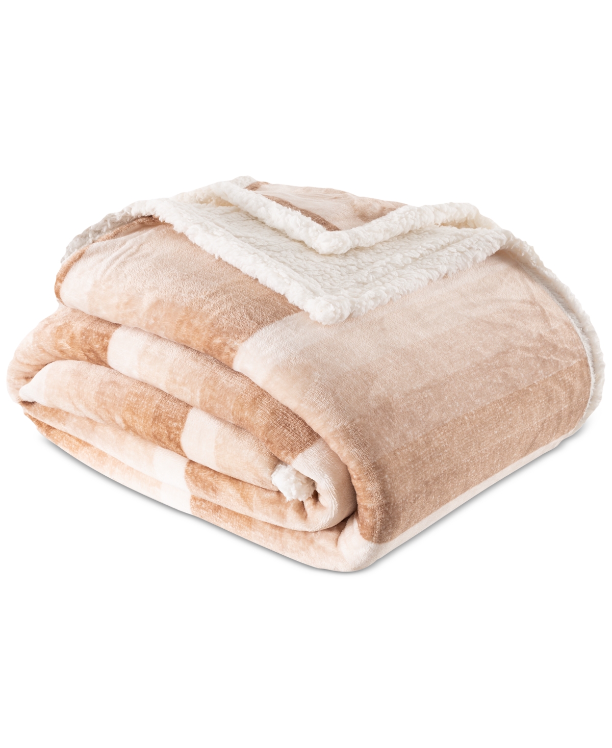 Berkshire Closeout!  Holiday Collection Velvety Blanket, Full/queen In Neutral