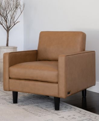 Parker 33.5" Top-Grain Leather Chair