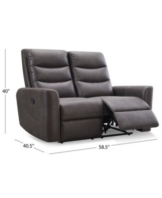 Bentley 58.5" Polyester Manual Reclining Loveseat