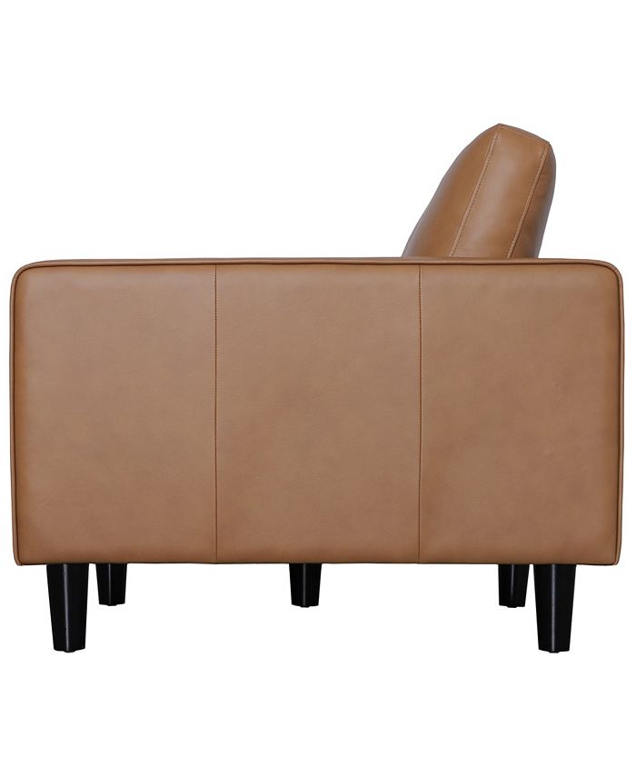 Abbyson Living Parker 89" TopGrain Leather Sofa Macy's