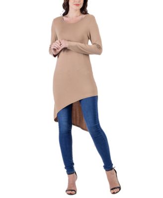 Women's Long Sleeve Knee Length Tunic Top
