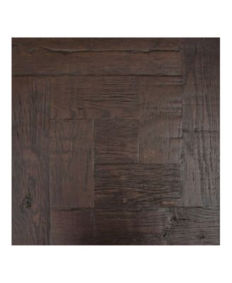 Evander 22" Oak Square Side Table