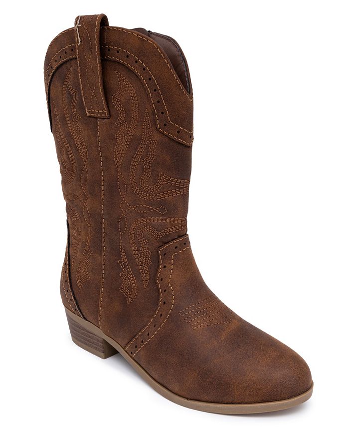 Sugar Big Girls Tammy Western Round Toe Pull On Boots Macy s