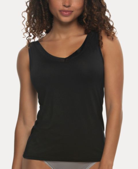Женский топ Felina Serene Modal and Lace Reversible, цвет: Чёрный